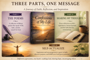 Confessions of My Life | Where the Journey Began Three Parts Collage