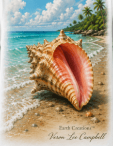 Image created with the assistance of ChatGPT by OpenAI What’s New | The TW4W Store Is Now Open Sample Conch Shell Design